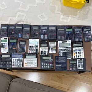 Collection of Casio Calculators